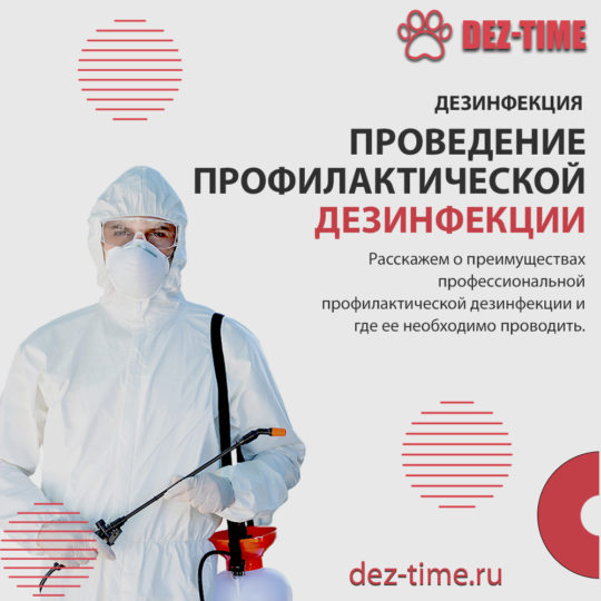 Проведение профилактической дезинфекции