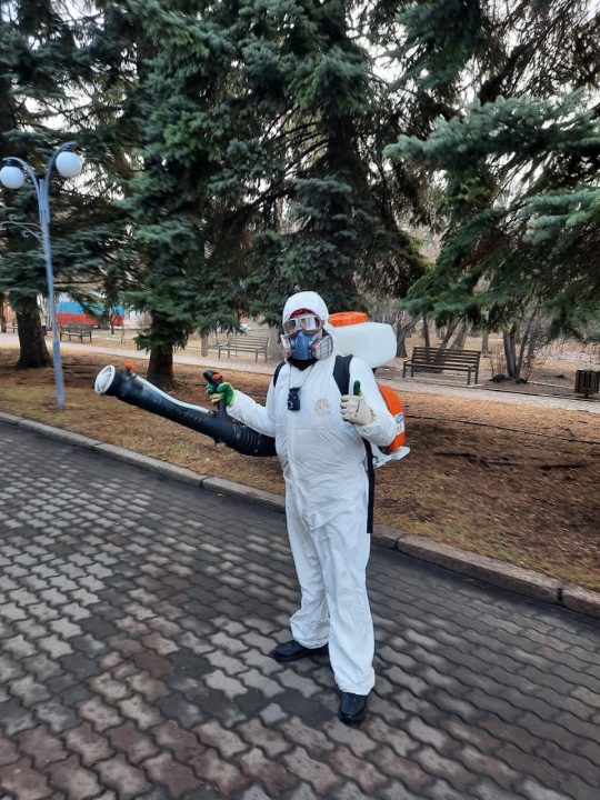 Команда DEZ-TIME в центральном парке Красноярска!